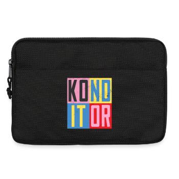 Design de Chef Pâtissier - Sacoche pour ordinateur portable 13 pouces - noir - Devant