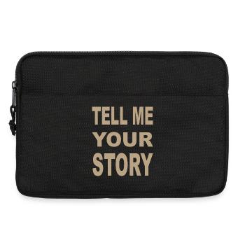 TELL ME YOUR STORY - Laptoptasche 13" - Schwarz - Vorne