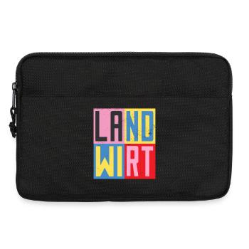 Landwirt Design - Laptoptasche 13" - Schwarz - Vorne