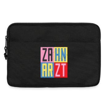 Zahnarzt Design - Laptoptasche 13" - Schwarz - Vorne