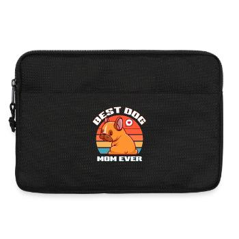 Meilleur Chien Maman - Sacoche pour ordinateur portable 13 pouces - noir - Devant