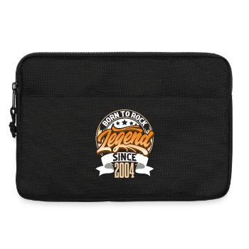 2004 Year of birth Birthday Legend Born To Rock - Laptop bag 13" - black - Front
