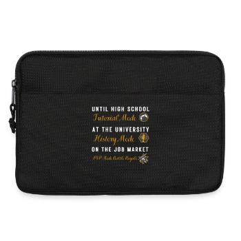 Life Stages Tutorial to Battle Royale - Laptop bag 13" - black - Front