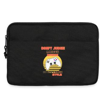 Rüstung nach Cover-Stil - Laptoptasche 13" - Schwarz - Vorne