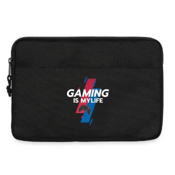 Gaming ist mein Leben - Laptoptasche 13" - Schwarz - Vorne