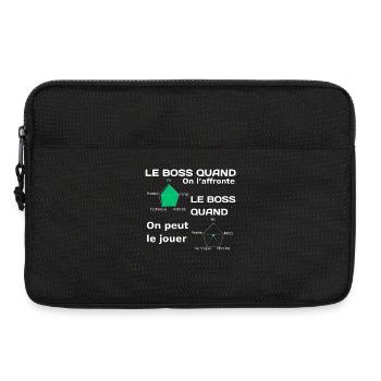 Le niveau d'un chef - Laptop bag 13" - black - Front
