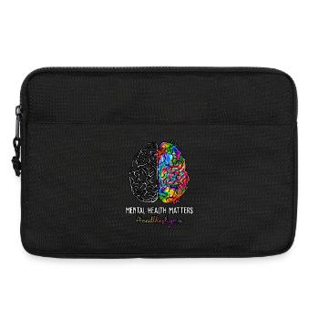 End The Stigma Mental Health Matters - Laptop bag 13" - black - Front