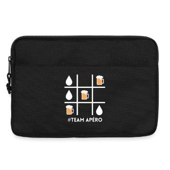 Apéro-Team, Bier, Bierfan - Laptoptasche 13" - Schwarz - Vorne