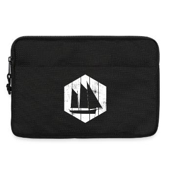 Segelboot - Laptoptasche 13" - Schwarz - Vorne
