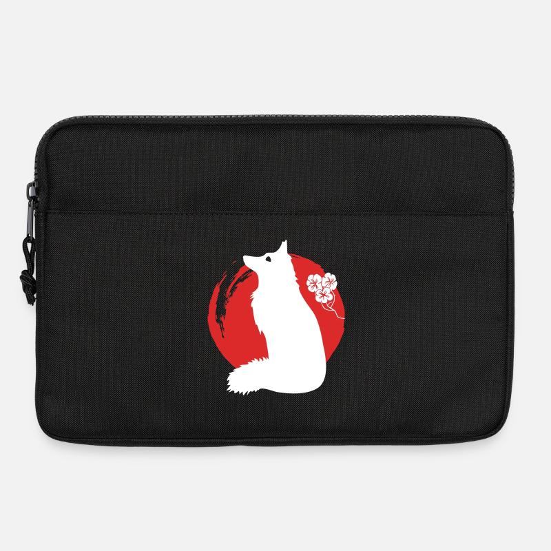 Fox Silhouette Japanese - Laptop bag 13" - black