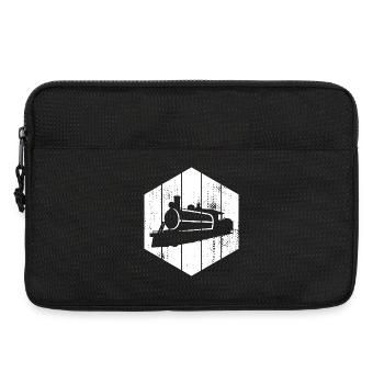 Steam locomotive - Laptop bag 13" - black - Front