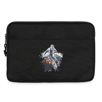 Brosse à vélo de montagne - Sacoche pour ordinateur portable 13 pouces - noir - Devant