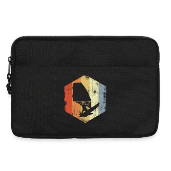 Windsurfer Drawing - Laptop bag 13" - black - Front