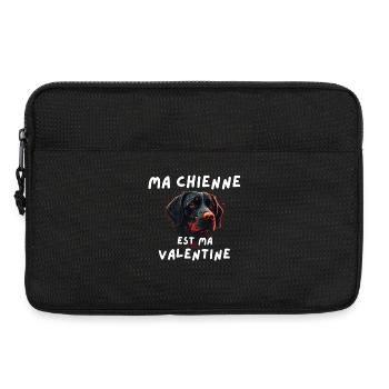 Ma Chienne Valentine - Sacoche pour ordinateur portable 13 pouces - noir - Devant