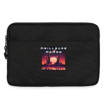 Meilleure Maman Galactique - Sacoche pour ordinateur portable 13 pouces - noir - Devant