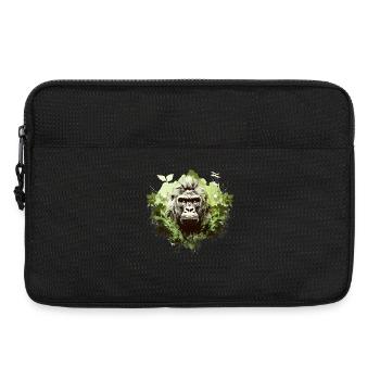 Gorille Jungle Émeraude - Sacoche pour ordinateur portable 13 pouces - noir - Devant