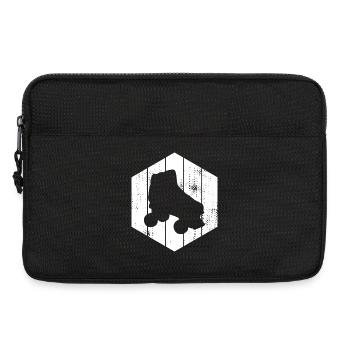 Rollschuhe Skizze - Laptoptasche 13" - Schwarz - Vorne