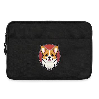 Corgi - Laptop bag 13" - black - Front