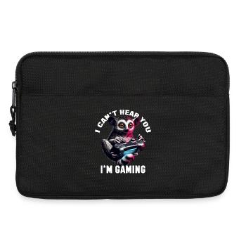 Gaming Zocken Maki Geschenk - Laptoptasche 13" - Schwarz - Vorne