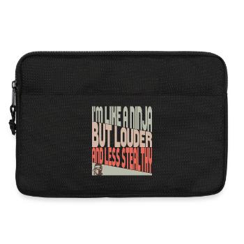 Like a ninja - Laptop bag 13" - black - Front