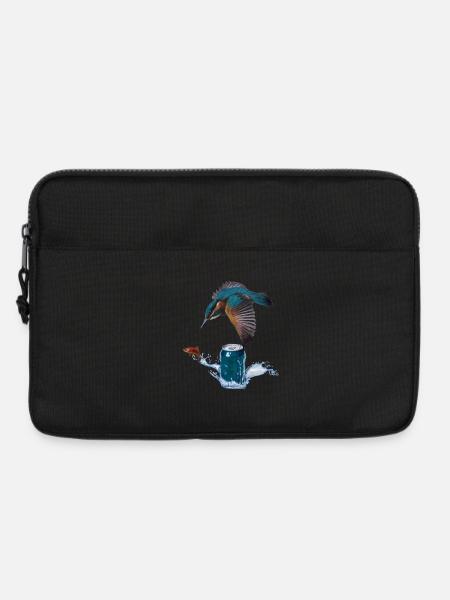 Eisvogel - Laptoptasche 13" - Schwarz