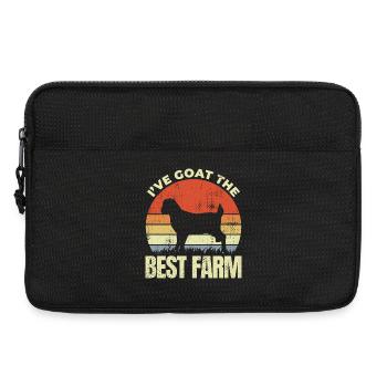 Bauernspruch - Laptoptasche 13" - Schwarz - Vorne