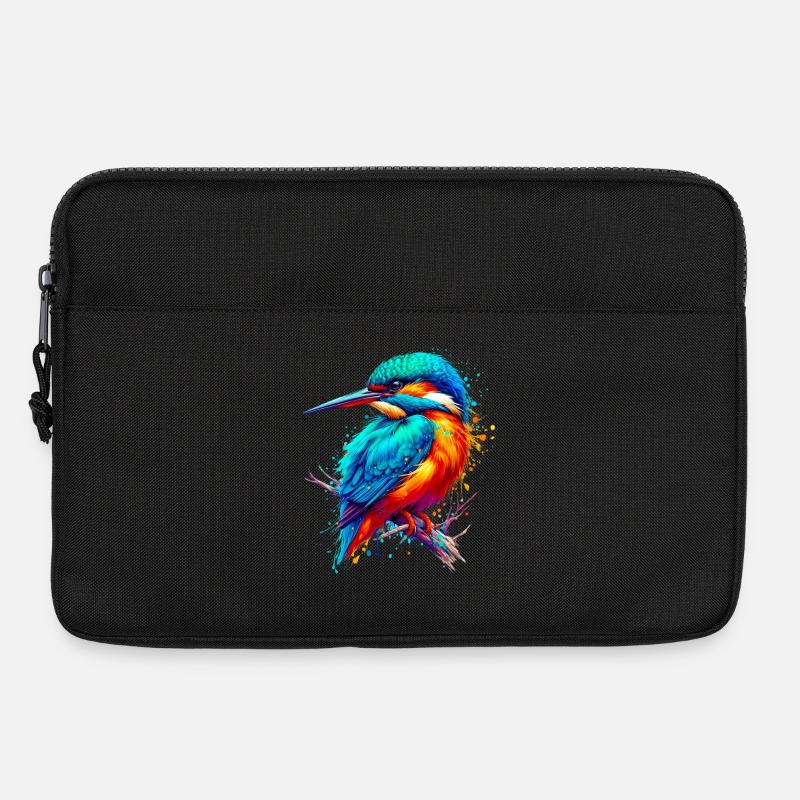 Eisvogel - Laptoptasche 13" - Schwarz