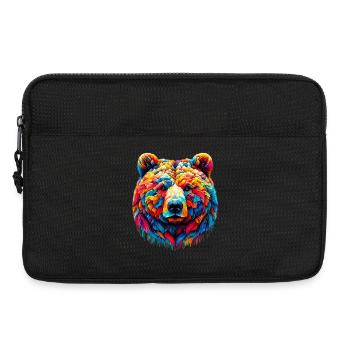 Bear - Laptop bag 13" - black - Front