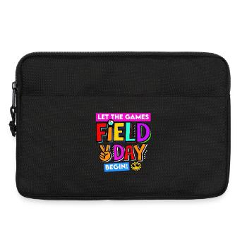 School Field Days Let the Games Begin Teacher 2024 - Laptop bag 13" - black - Front