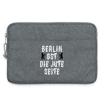 Berlin Bear - Berlin East the jute side - Laptop bag 13" - heather grey - Front
