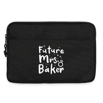 Zukünftige Frau Bäcker - Laptoptasche 13" - Schwarz - Vorne