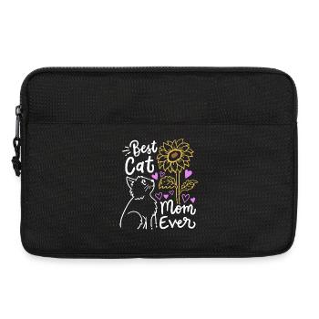 Katzenmama Muttertag - Laptoptasche 13" - Schwarz - Vorne