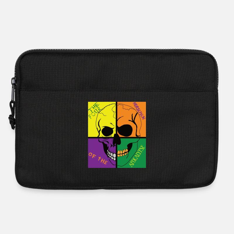 Schädel der Apocalypse - Laptoptasche 13" - Schwarz