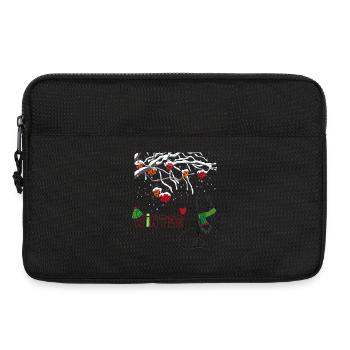 Winter Fuchs - Laptoptasche 13" - Schwarz - Vorne