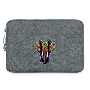 Elephant - Laptop bag 13" - heather grey - Front