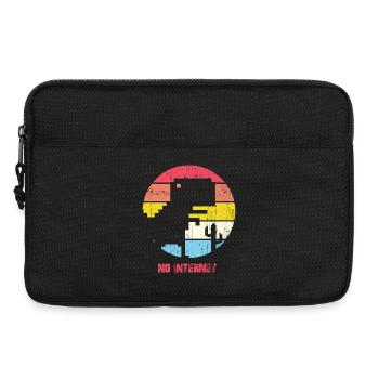 Kein Internet Sunset City Silhouette - Laptoptasche 13" - Schwarz - Vorne