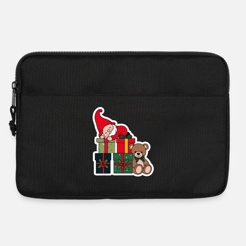 Weihnachts Wichtel - Laptoptasche 13" - Schwarz