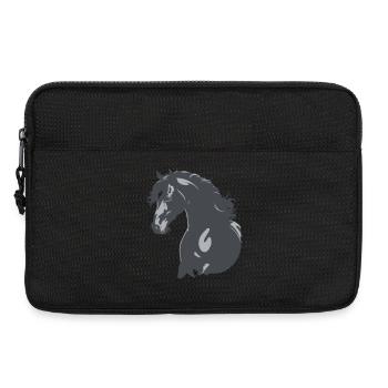 Black Horse Silhouette - Laptop bag 13" - black - Front