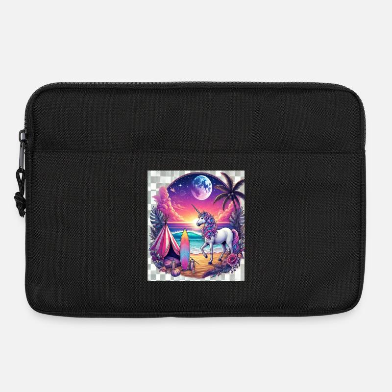 Magisches Einhorn - Laptoptasche 13" - Schwarz