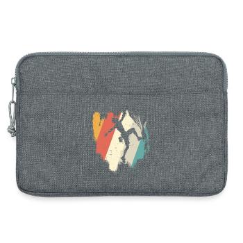 Rainbow Burst Tanz Silhouette - Laptoptasche 13" - Grau meliert - Vorne
