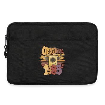 original 1985 Kasettenplayer 41 Jahre Geburtstag - Laptoptasche 13" - Schwarz - Vorne