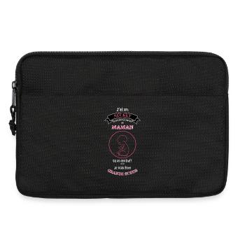 Secret Maman Grande Sœur - Sacoche pour ordinateur portable 13 pouces - noir - Devant