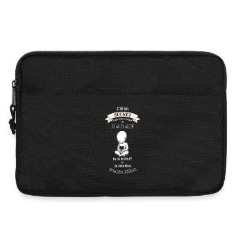 Secret dans le ventre de maman - Sacoche pour ordinateur portable 13 pouces - noir - Devant