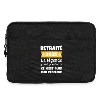 The Legend Retirement 2025 - Laptop bag 13" - black - Front