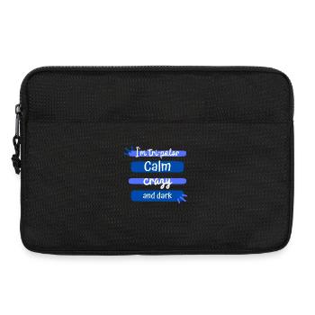 Tri-Polar Calm Crazy and Dark - Laptop bag 13" - black - Front