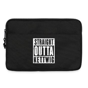 Kettwig, Ruhrgebiet, Ruhrpott, Essen-Kettwig - Laptoptasche 13" - Schwarz - Vorne