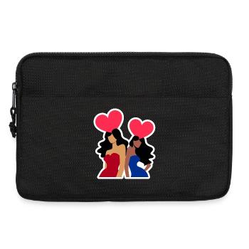Galentine’s Day 2026 girls - Sacoche pour ordinateur portable 13 pouces - noir - Devant