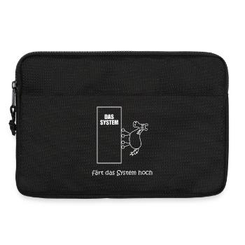 färt das system hoch, Pferd im IT-System, Netzwerk - Laptoptasche 13" - Schwarz - Vorne