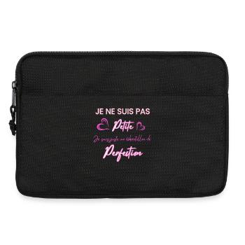 Je ne suis pas Petite Perfection - Sacoche pour ordinateur portable 13 pouces - noir - Devant