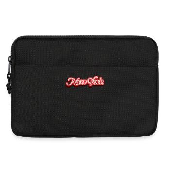 New York Neon Retro Script - Laptoptasche 13" - Schwarz - Vorne